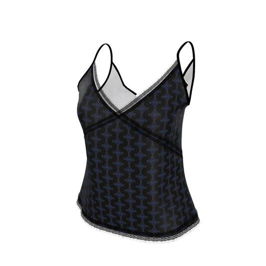 Midnight & Black é Logo Diamond Print Cami